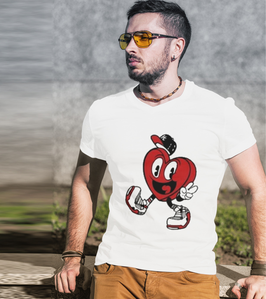Hulvey Love Like That Heart Character Cartoon T-Shirt