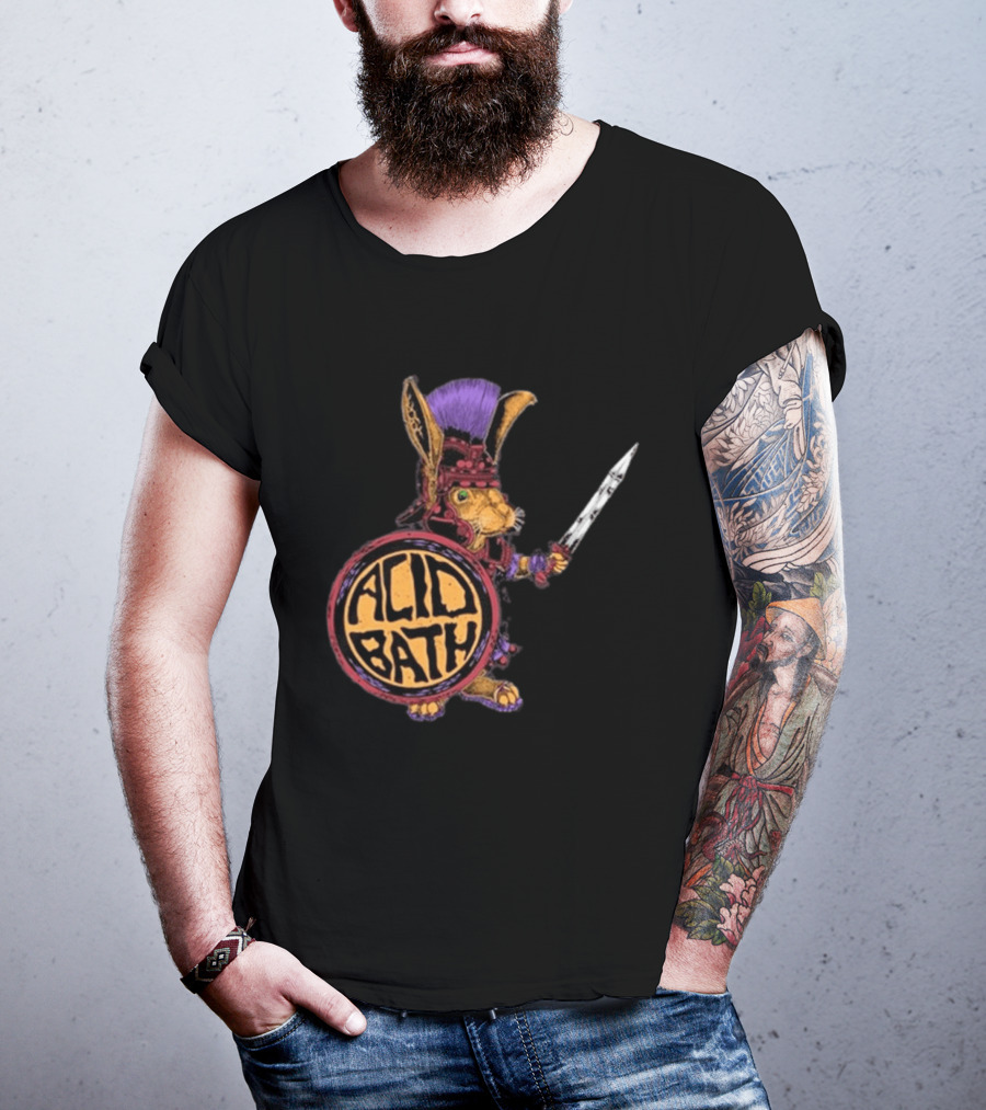 Acid Bath Roman Rabbit Gladiator Warrior Event T-Shirt
