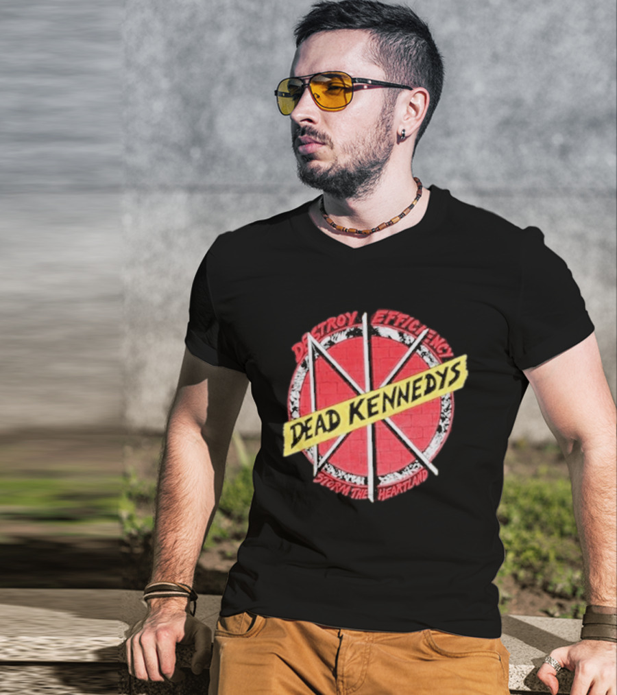 Dead Kennedys Destroy Efficiency Storm The Heartland T-Shirt