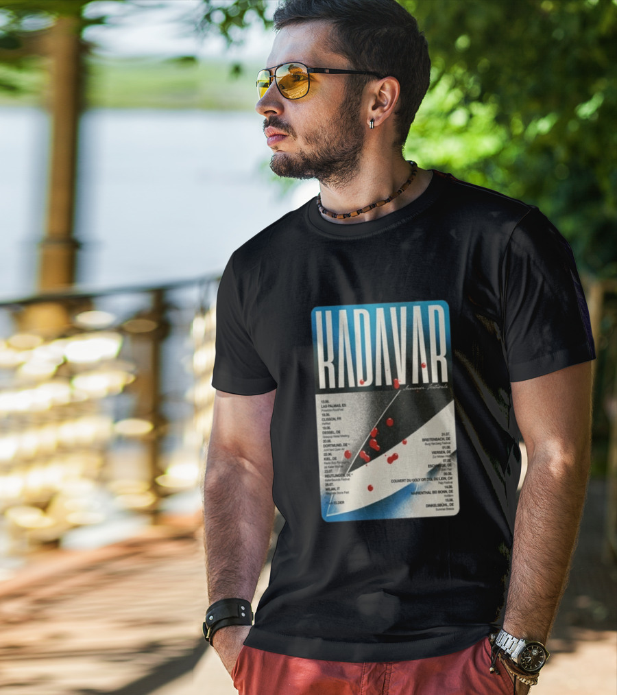 Kadavar Summer Festivals 2026 Las Palmas Clisson Colmar Dortmund Breitenbach Vevey Dunkelsbühl T-Shirt