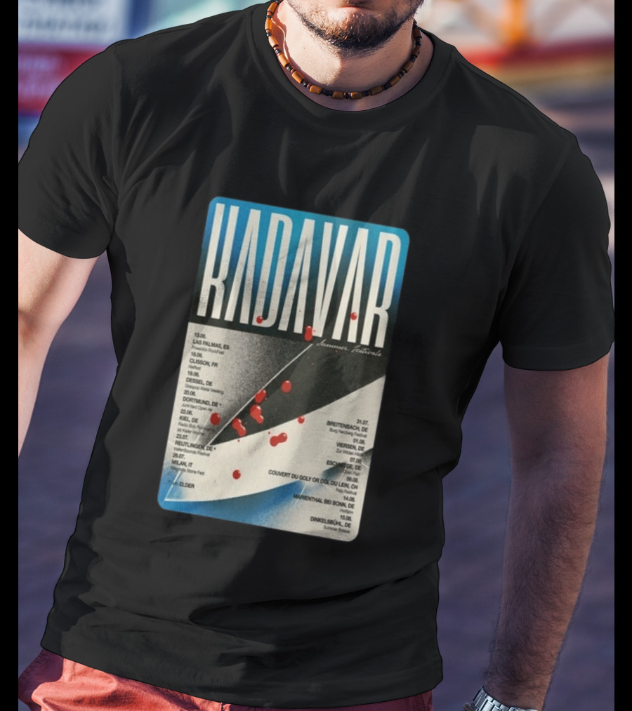 Kadavar Summer Festivals 2026 Las Palmas Clisson Colmar Dortmund Breitenbach Vevey Dunkelsbühl T-Shirt