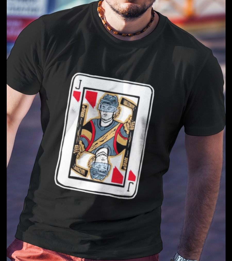 Vegas Golden Knights Jack Eichel Hockey Card T-Shirt