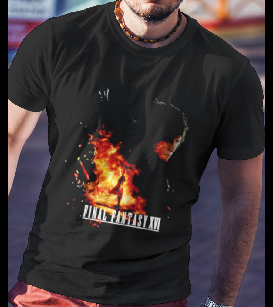 Ben Starr Final Fantasy XVI Fire Element T-Shirt