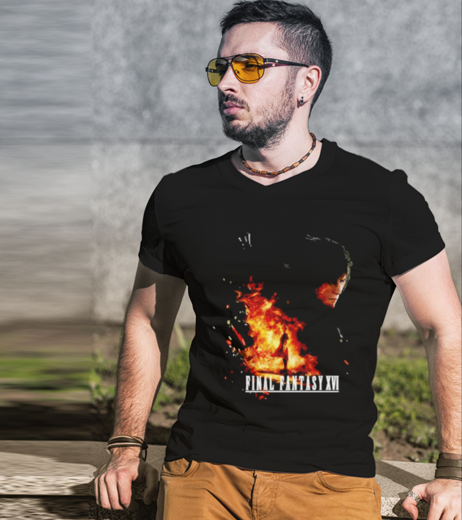 Ben Starr Final Fantasy XVI Fire Element T-Shirt