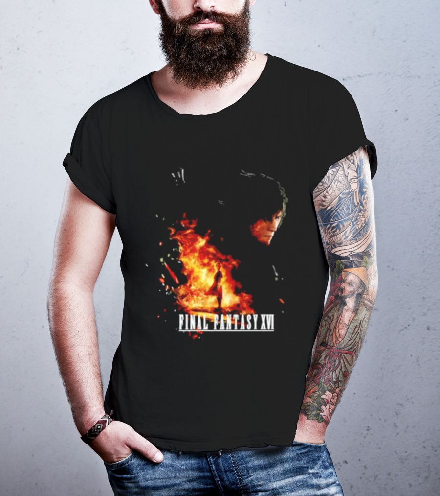 Ben Starr Final Fantasy XVI Fire Element T-Shirt