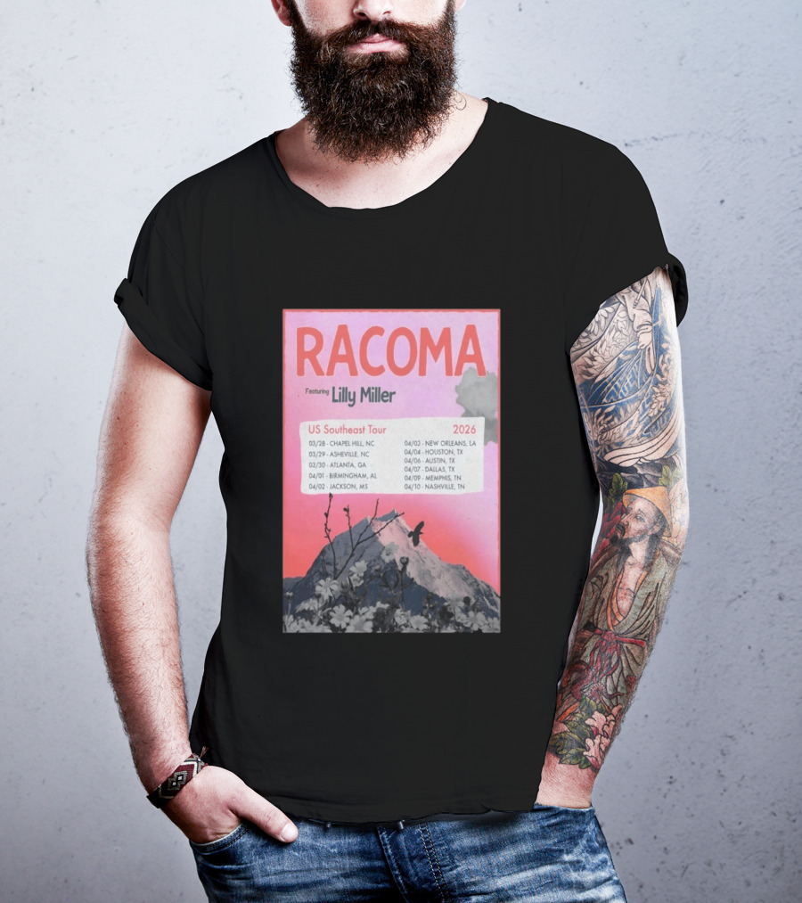 Racoma Ft Lilly Miller US Southeast Tour 2026 T-Shirt