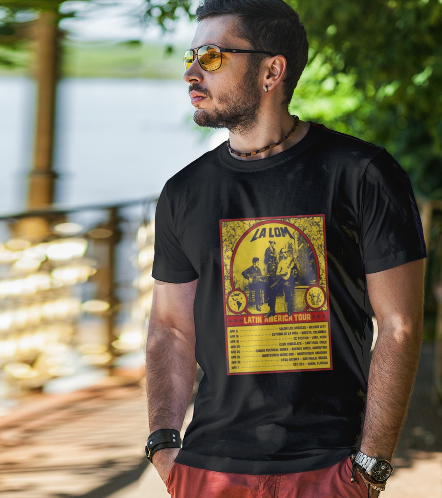 La Lom Latin America Tour 2026 Mexico City To Miami T-Shirt