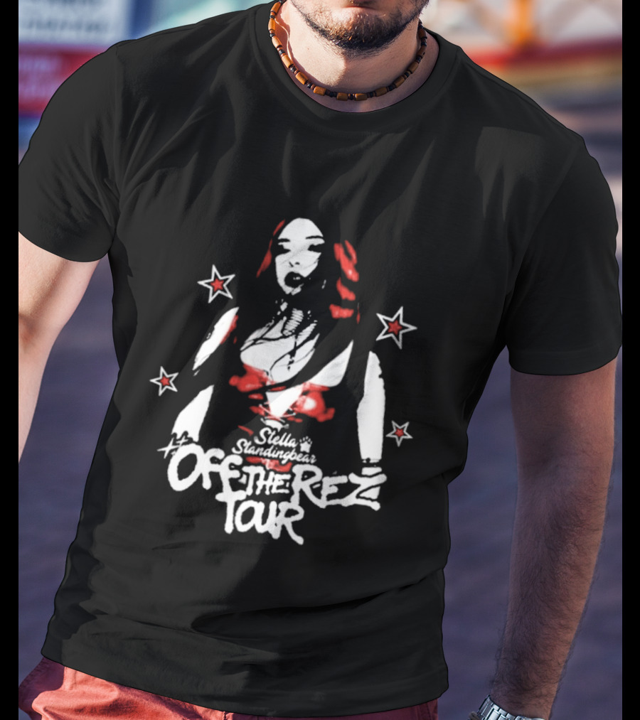 Stella Standingbear Off The Rez Tour 2026 Stars T-Shirt