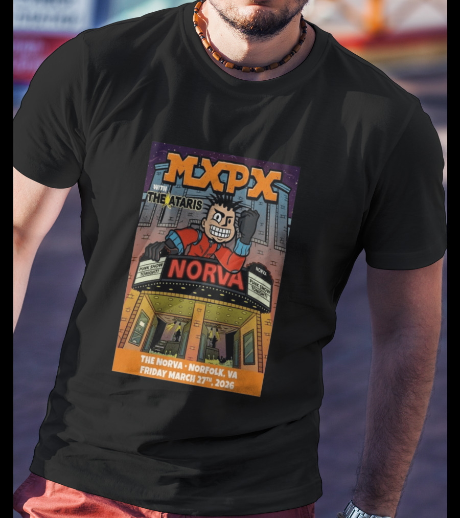 MxpX Norfolk VA Norva Punk Show March 27 2026 With The Ataris T-Shirt