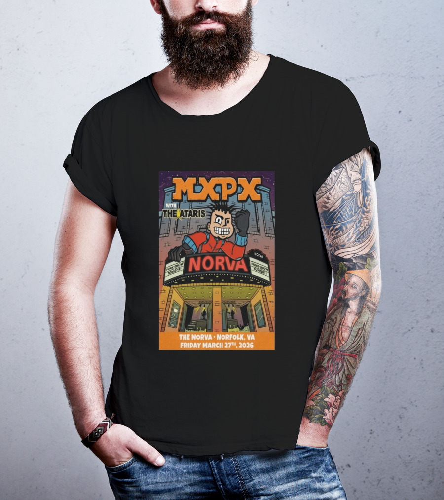 MxpX Norfolk VA Norva Punk Show March 27 2026 With The Ataris T-Shirt