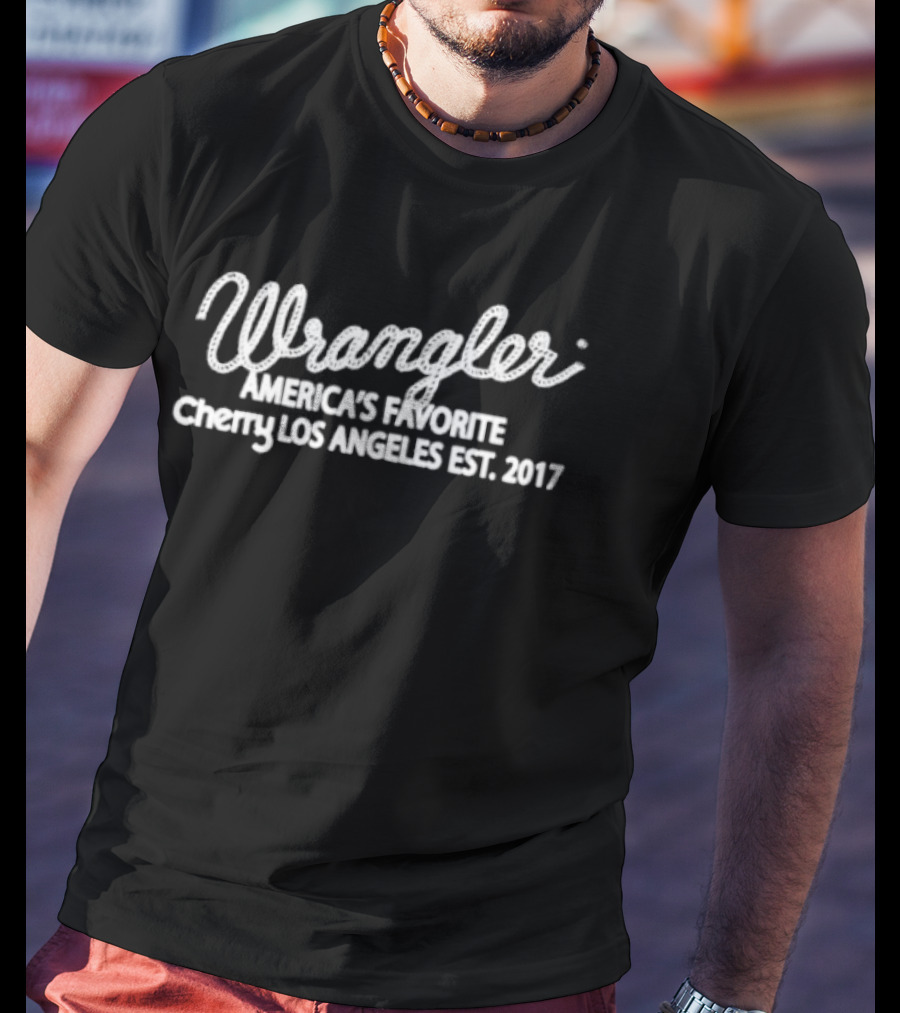 Wrangler America's Favorite Cherry Los Angeles EST 2017 T-Shirt