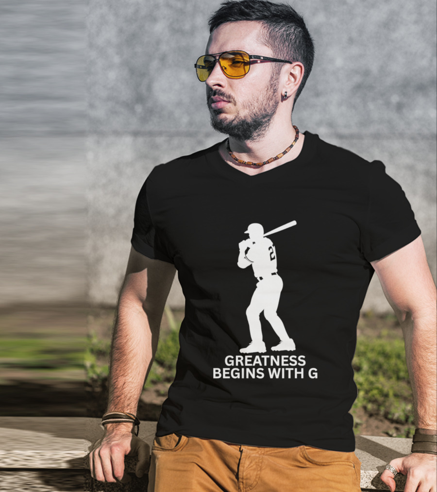 New York Yankees Giancarlo Stanton Greatness Begins With G T-Shirt