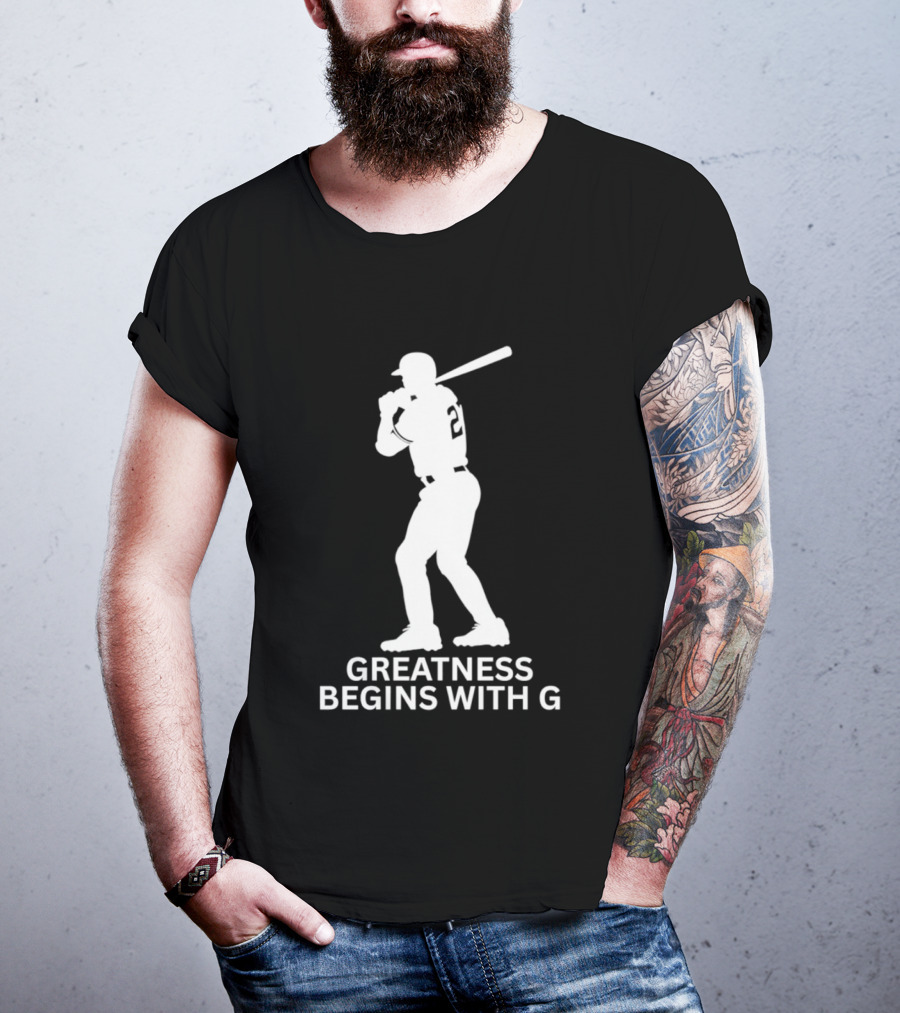 New York Yankees Giancarlo Stanton Greatness Begins With G T-Shirt