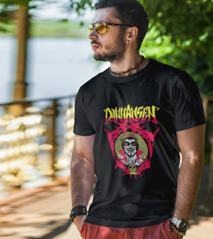 Danhausen You Are Cursed Vintage Face Art W T-Shirt