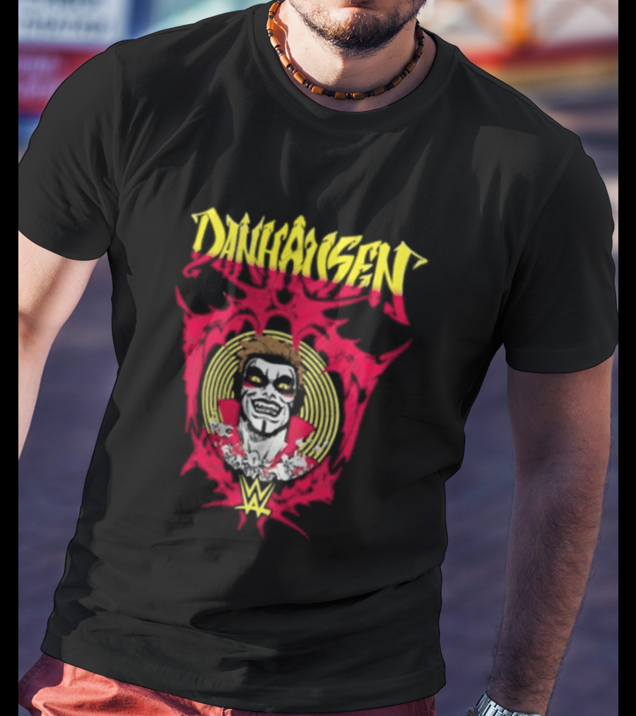 Danhausen You Are Cursed Vintage Face Art W T-Shirt