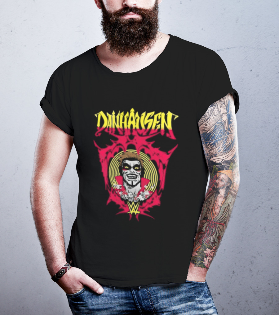 Danhausen You Are Cursed Vintage Face Art W T-Shirt