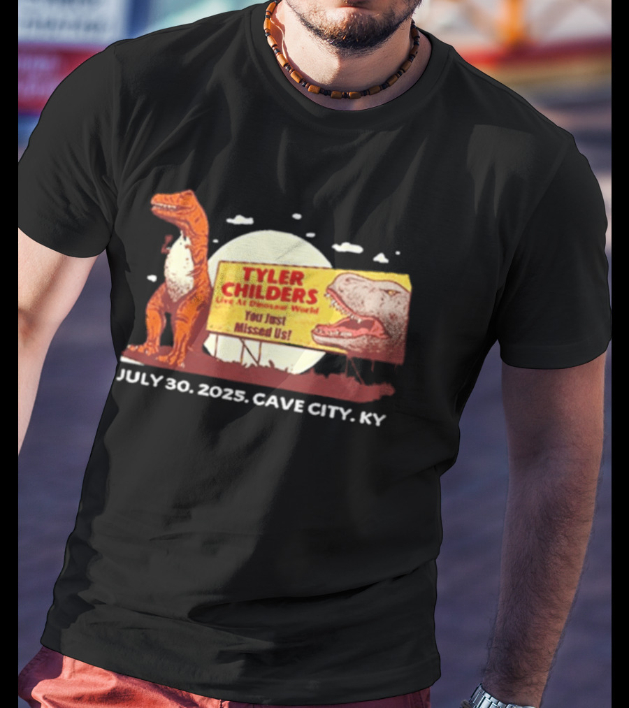 Tyler Childers Live At Dinosaur World July 30 2023 Cave City KY T-Shirt