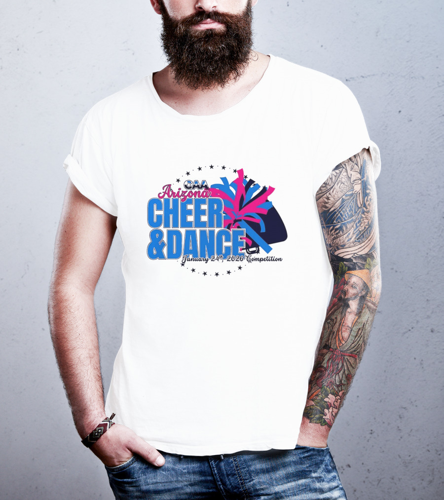 CAA Arizona Cheer & Dance January 20 21 2026 Competition T-Shirt