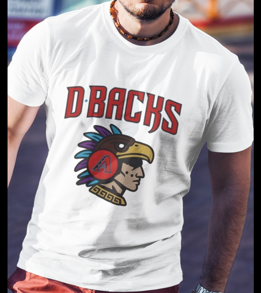 2026 D Backs World Tour Mexico City Series Aztec Baseball T-Shirt