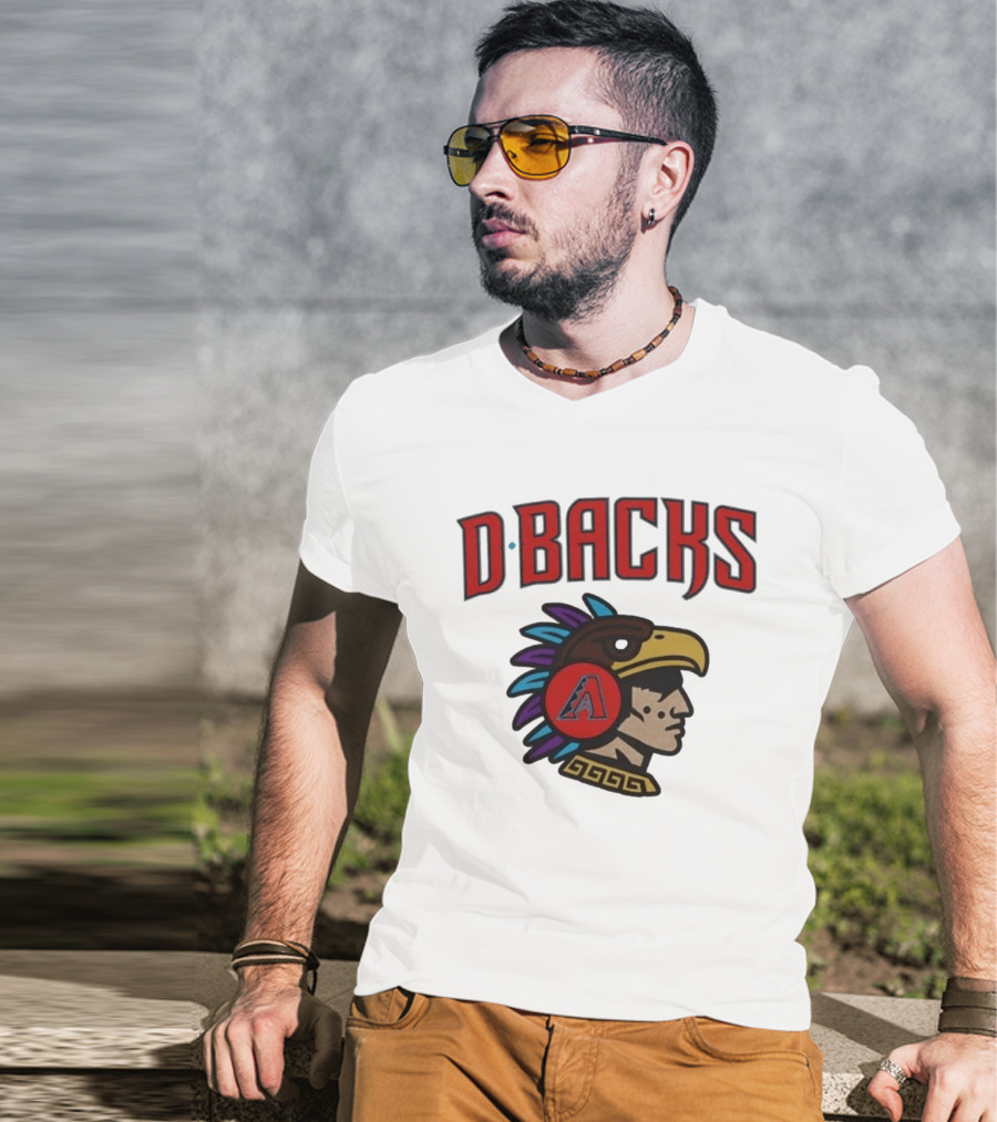 2026 D Backs World Tour Mexico City Series Aztec Baseball T-Shirt