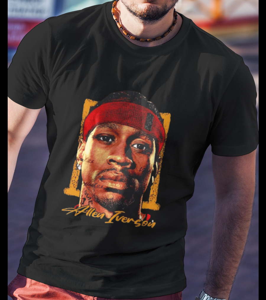 Allen Iverson Philadelphia 76ers Big Face NBA T-Shirt