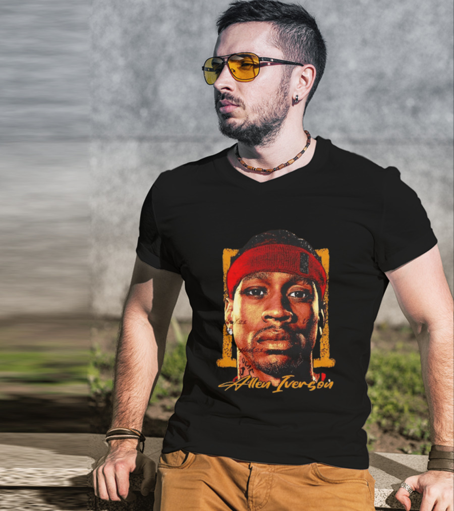 Allen Iverson Philadelphia 76ers Big Face NBA T-Shirt