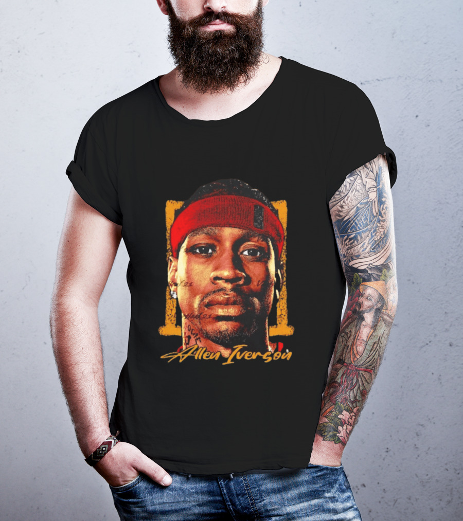Allen Iverson Philadelphia 76ers Big Face NBA T-Shirt