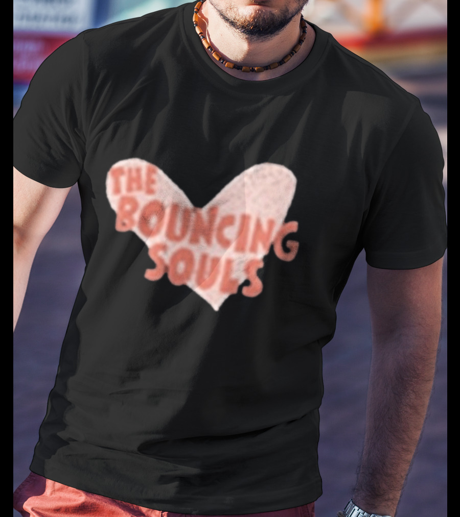 The Bouncing Souls Heart Shaped Hopeless Romantic T-Shirt
