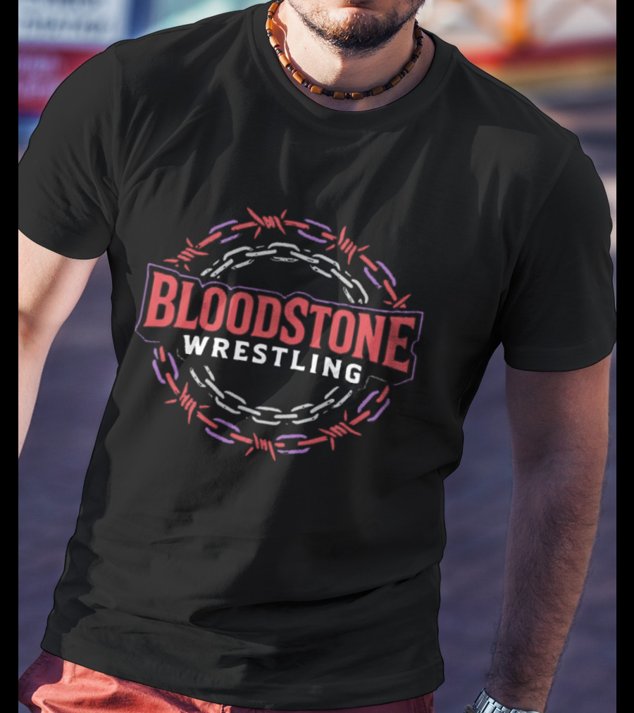 Bloodstone Wrestling Barbed Wire Chain T-Shirt