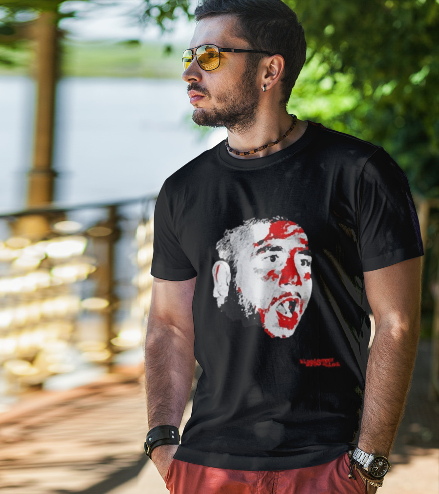 Bloodstone Wrestling Chico Suave Red Face T-Shirt