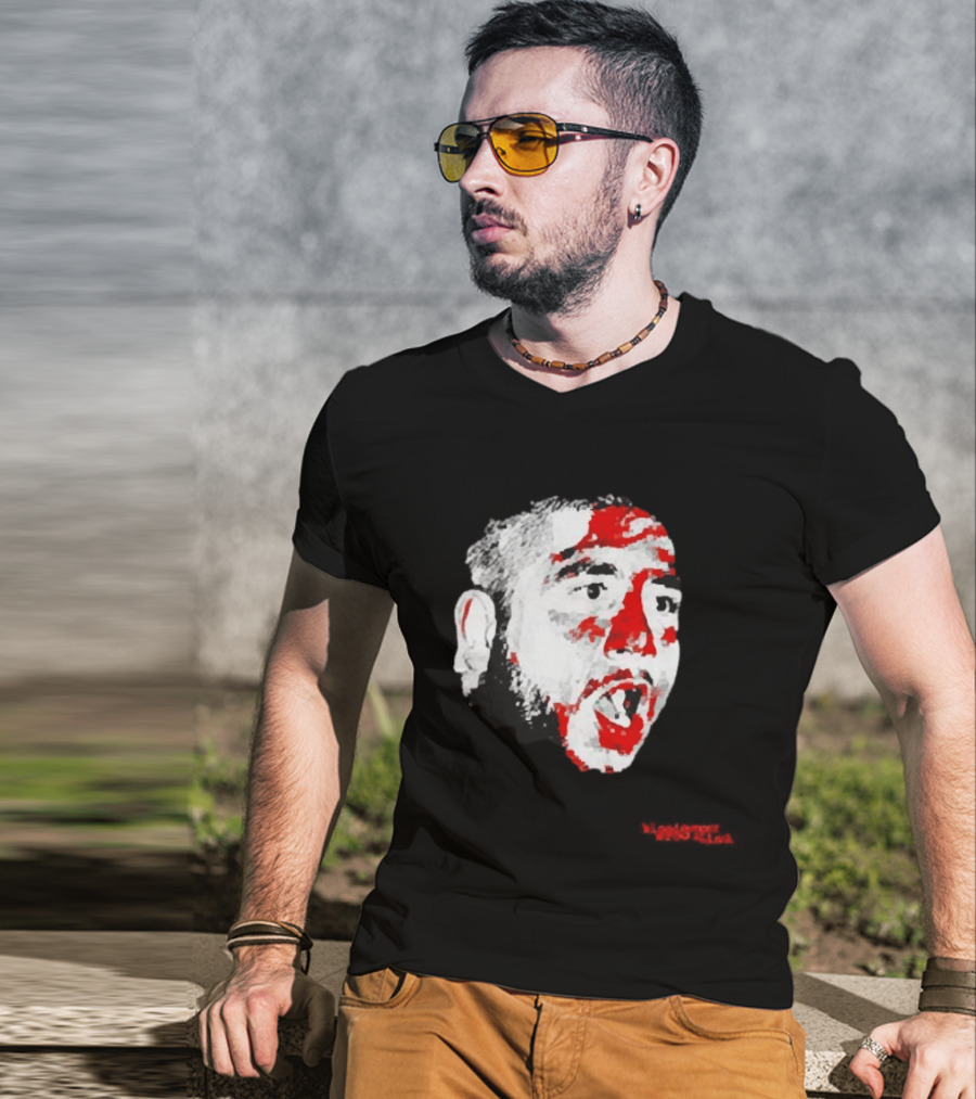 Bloodstone Wrestling Chico Suave Red Face T-Shirt