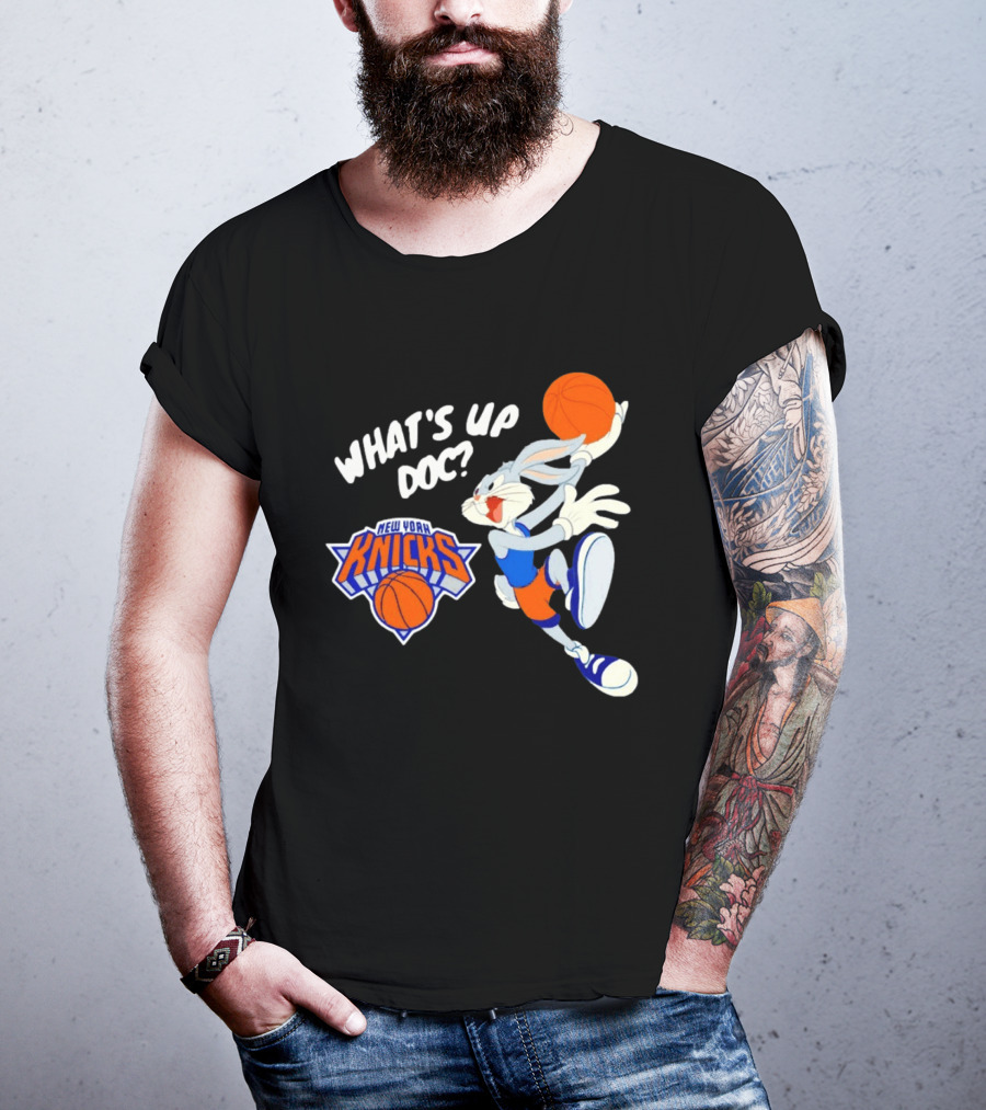 Bugs Bunny New York Knicks What's Up Doc Basketball T-Shirt