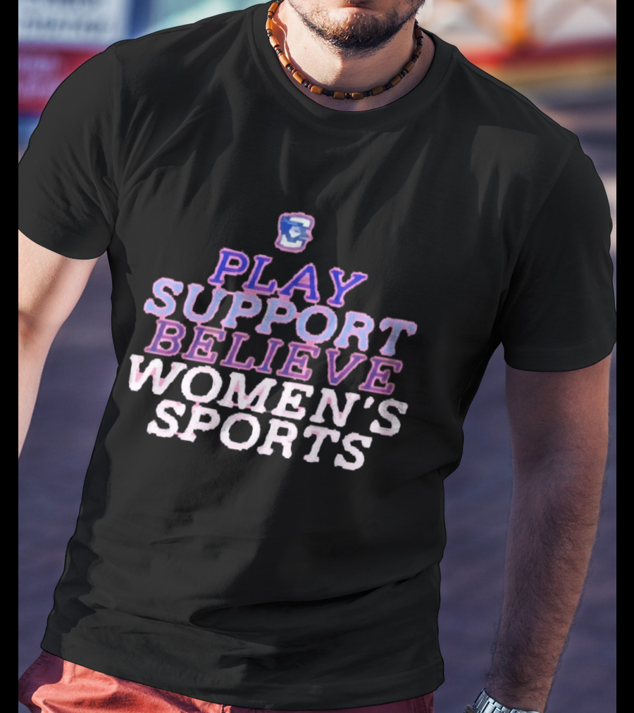 Creighton Bluejays Play Support Believe Women's Sports T-Shirt