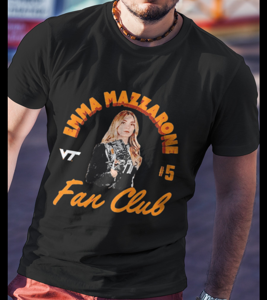 Emma Mazzarone VT Hokies Fan Club #5 T-Shirt