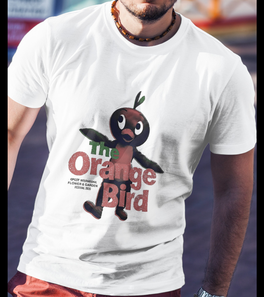 The Orange Bird Epcot Flower And Garden Festival 2026 Disney Parks Pavilion T-Shirt