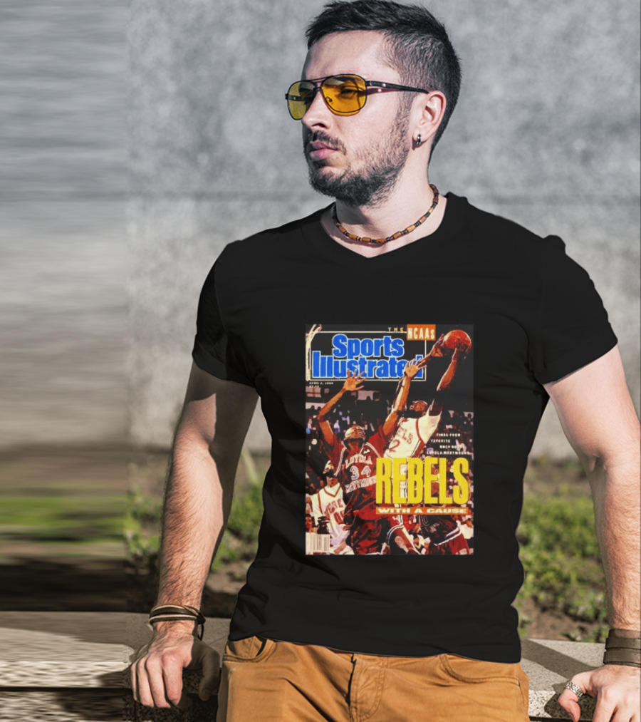 Sports Illustrated NCAA Rebels With A Cause April 1990 Final Four Loyola Marymount T-Shirt