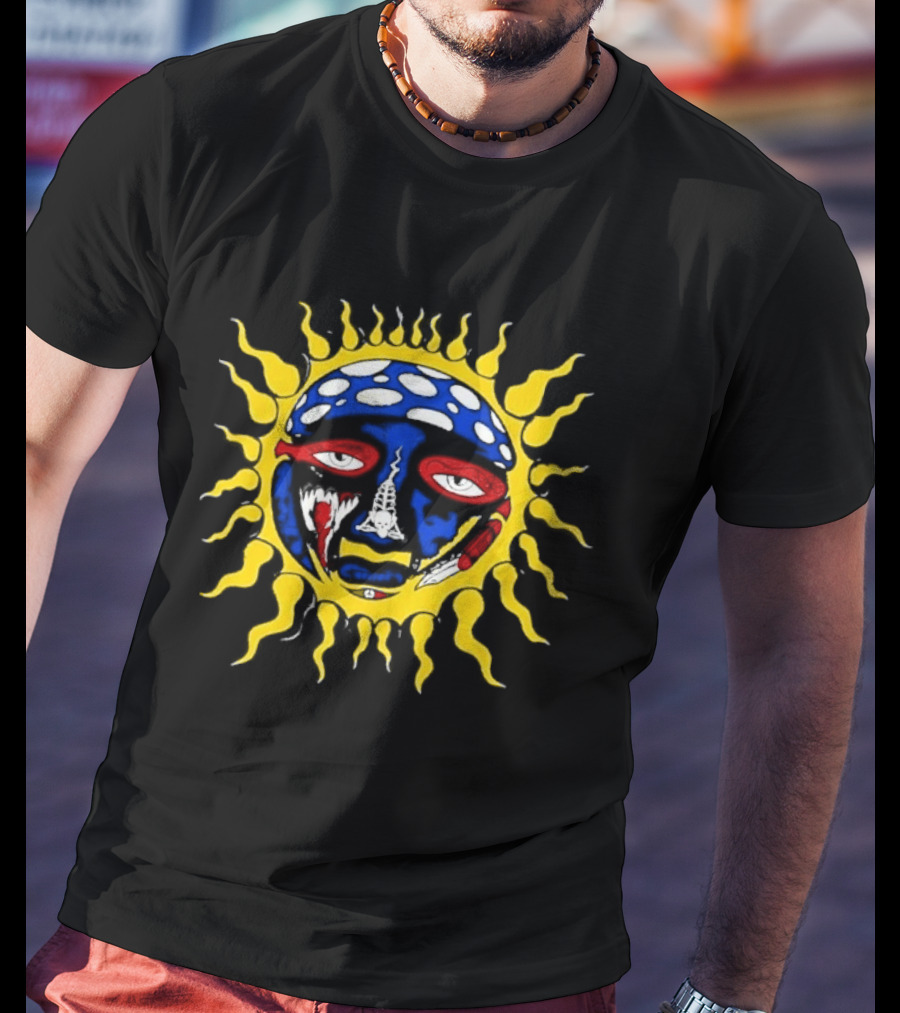 Sublime X Denver Nuggets Ball Arena Exclusive Sun Logo Collaboration T-Shirt