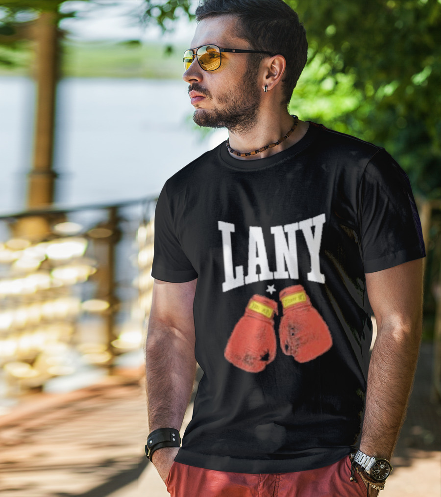 Lany Red Boxing Gloves Icon With Star T-Shirt