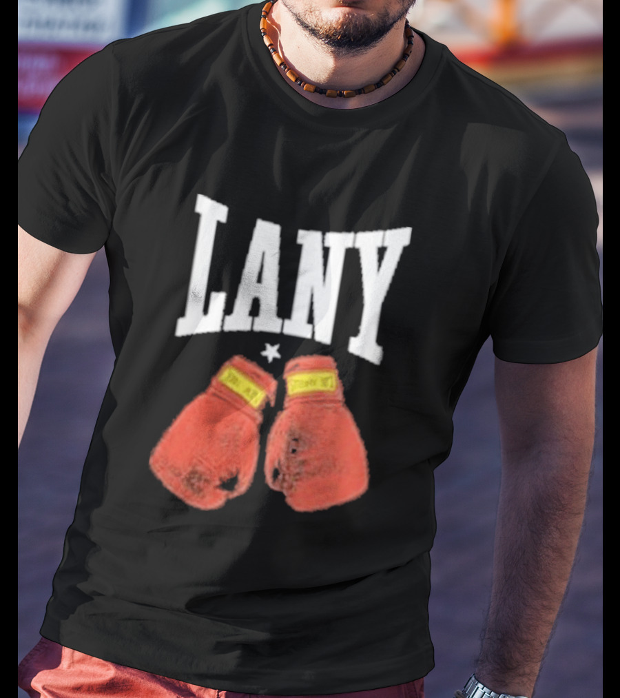 Lany Red Boxing Gloves Icon With Star T-Shirt