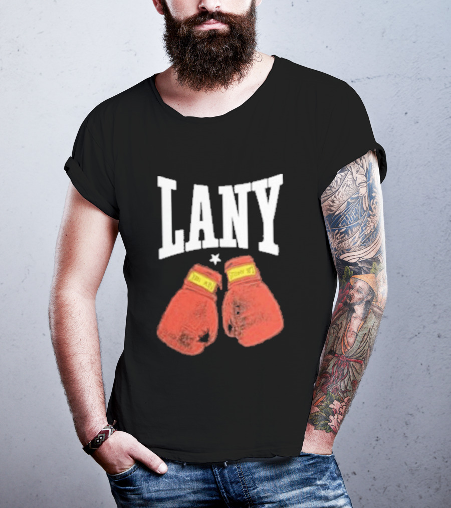 Lany Red Boxing Gloves Icon With Star T-Shirt