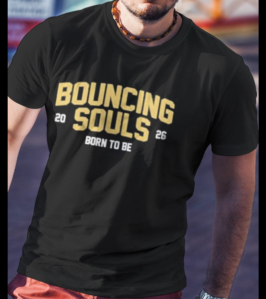 Bouncing Souls Born To Be 2026 Vintage Style 90s Punk Rock Band Retro Fan Merch T-Shirt
