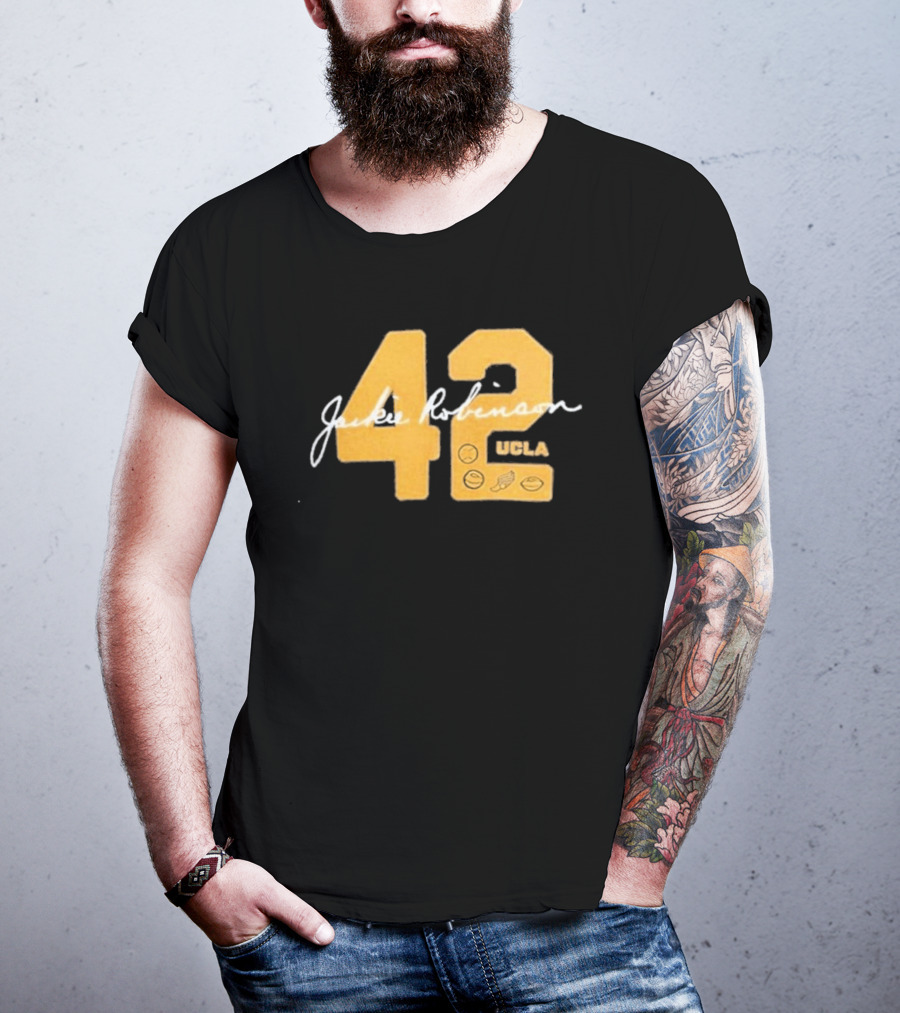 UCLA Bruins Jackie Robinson 42 Letterman Day 2026 T-Shirt