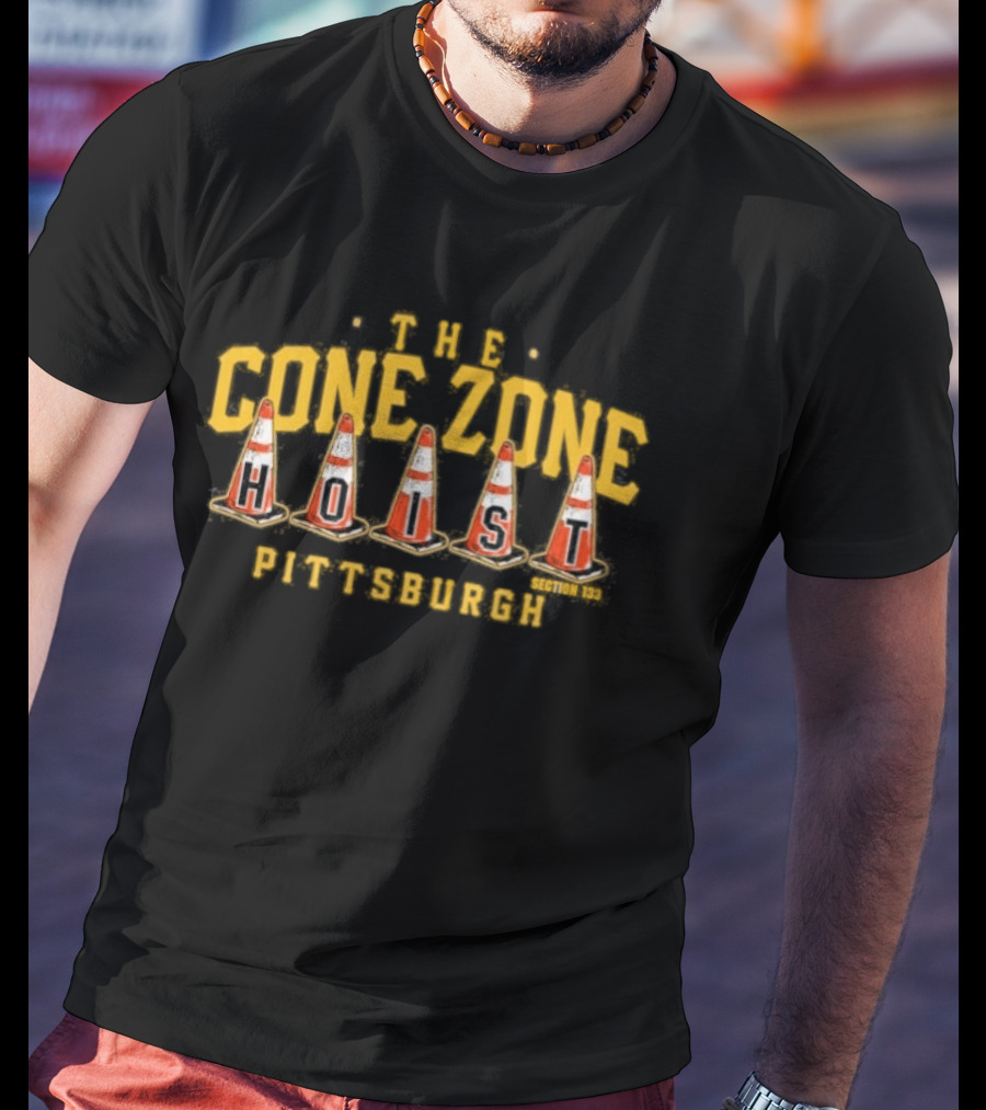 Pittsburgh The Cone Zone Hurdle T-Shirt