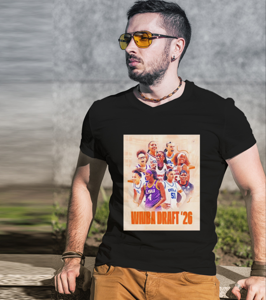 NCAA Women's Basketball WNBA Draft 2026 NCAA UCLA LSU Players T-Shirt