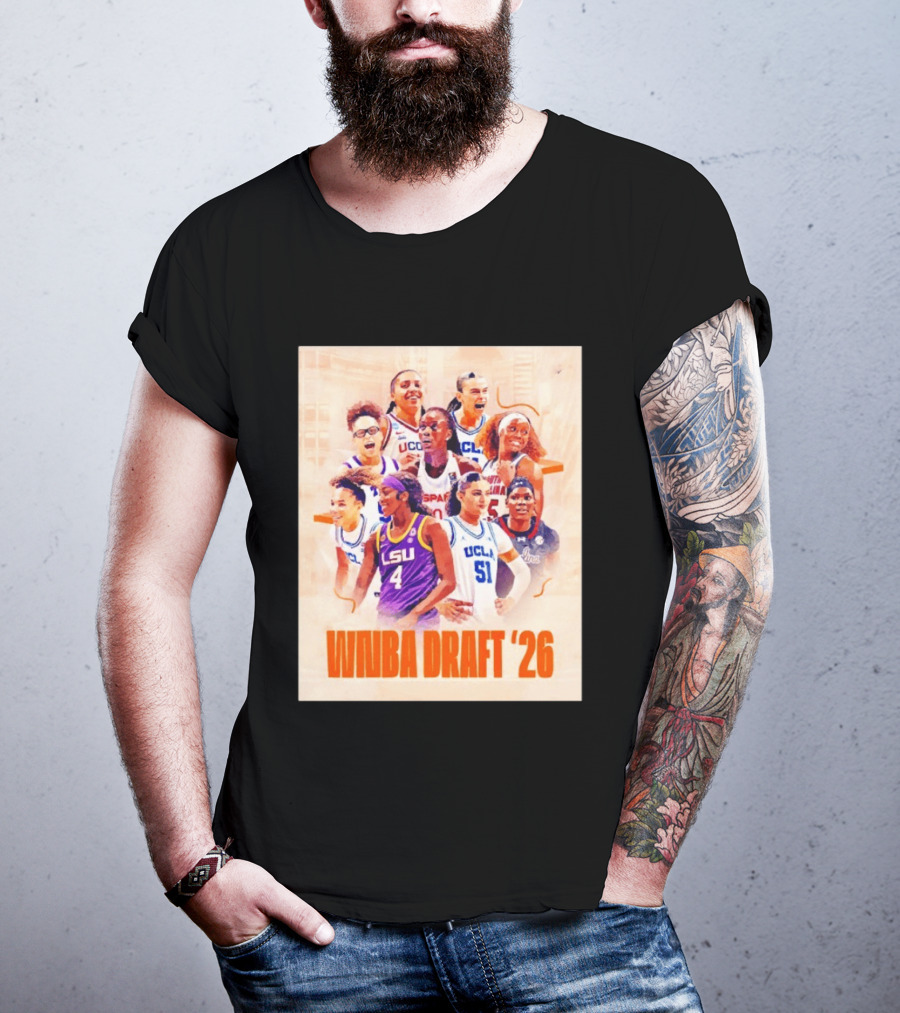 NCAA Women's Basketball WNBA Draft 2026 NCAA UCLA LSU Players T-Shirt