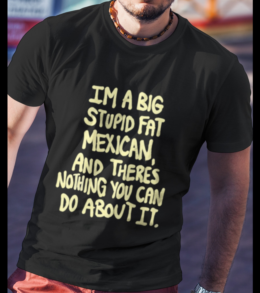 I'm A Big Stupid Fat Mexican And There's Nothing You Can Do About It T-Shirt
