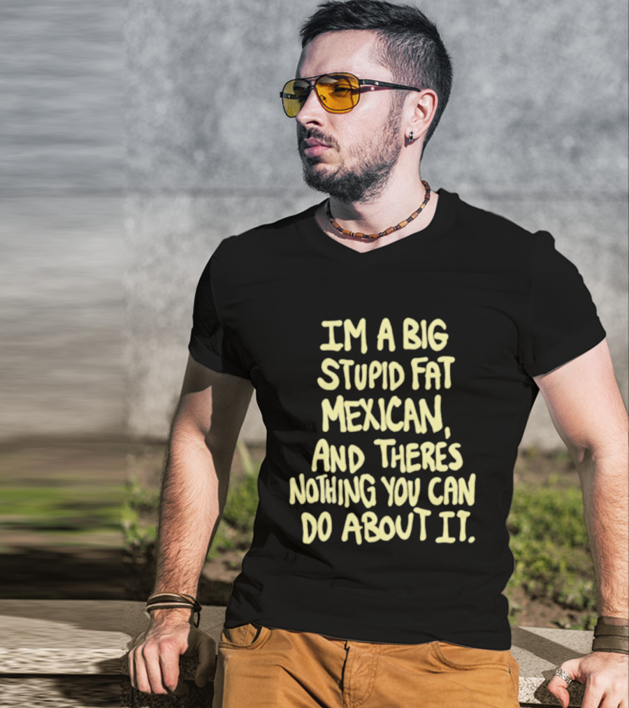 I'm A Big Stupid Fat Mexican And There's Nothing You Can Do About It T-Shirt