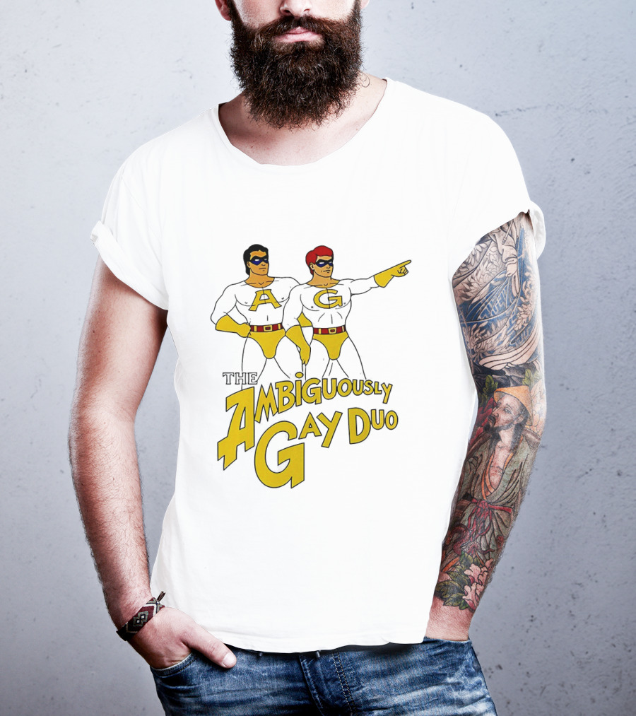AG The Ambiguously Gay Duo Characters Classic Comic T-Shirt