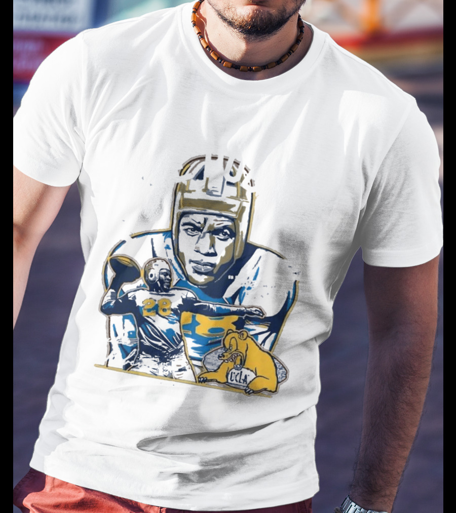 UCLA Football Honor Jackie Robinson Pasadena Flash 2026 Day Bruins 28 T-Shirt