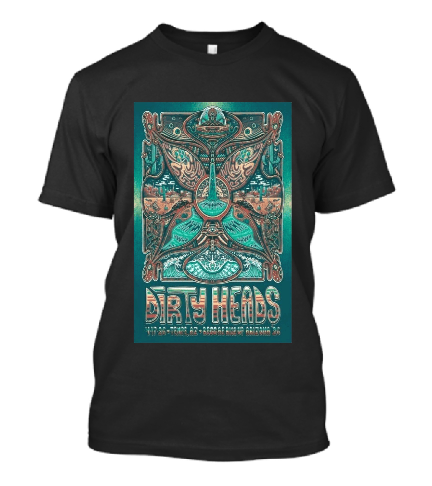 Dirty Heads Reggae Rise Up Tempe Arizona 4.17.26 T-Shirt